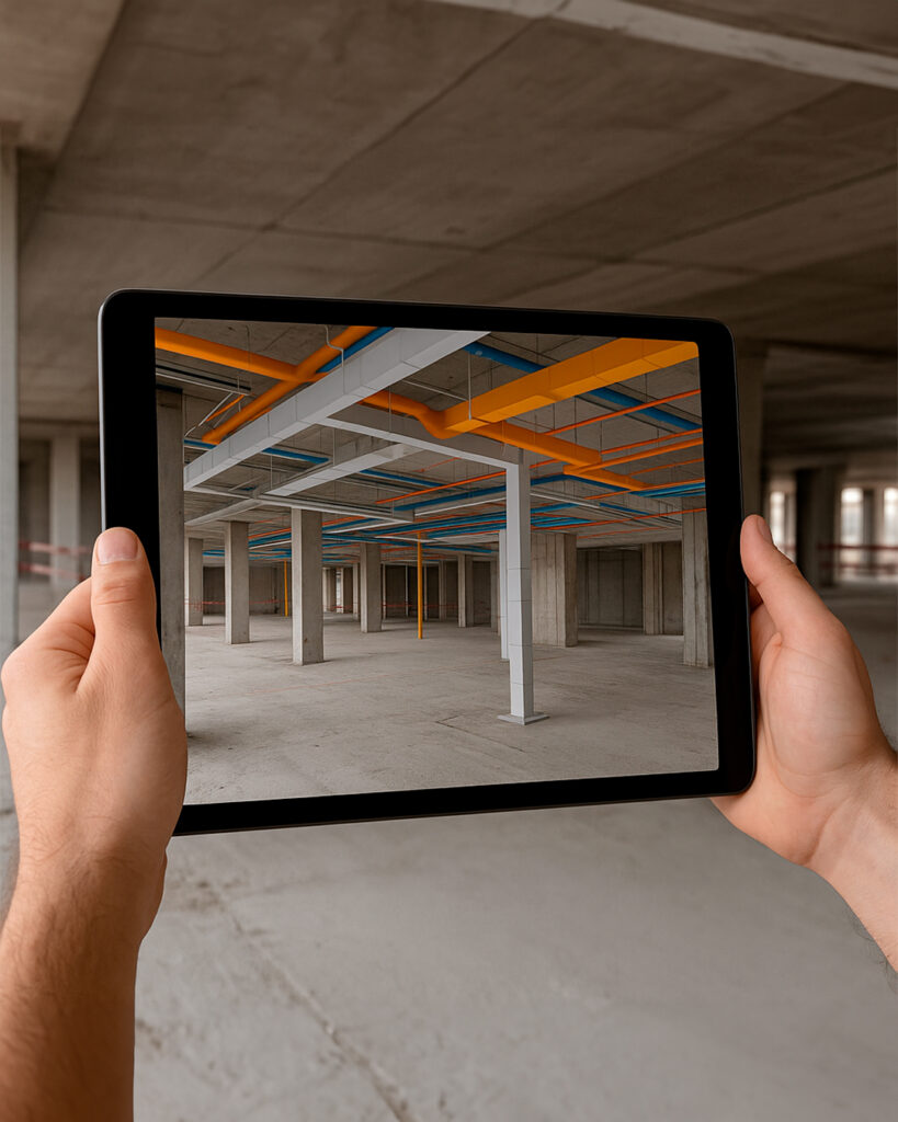 SUPERPOSITION MAQUETTE / RÉEL